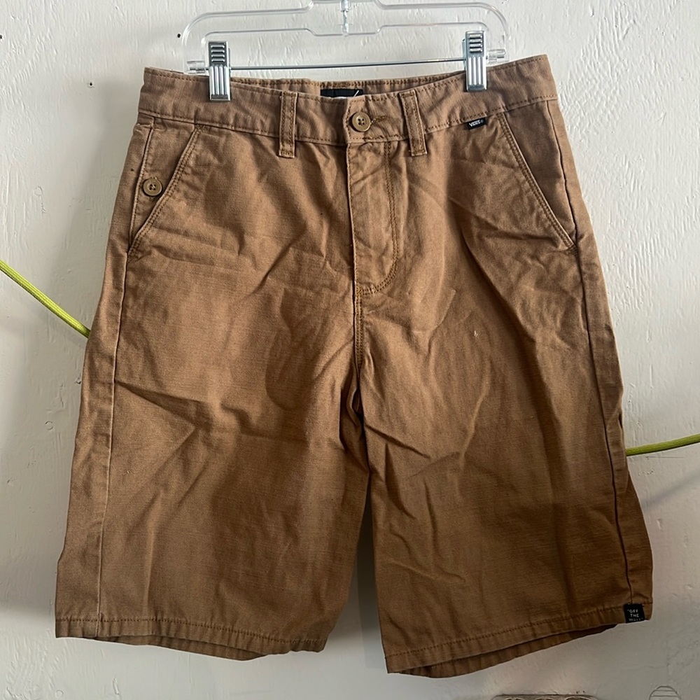 Vans tan shorts 16